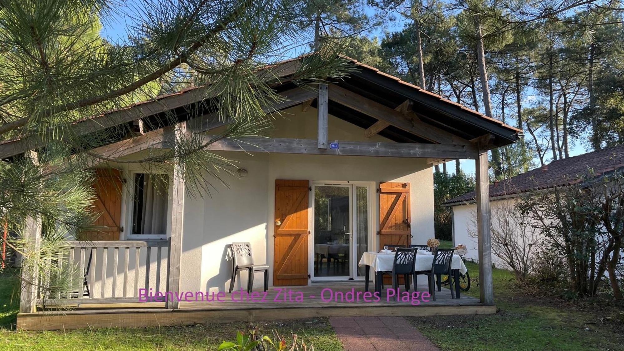 Chalet Paisible A La Plage, Piscine Et Tennis Ondres Extérieur photo